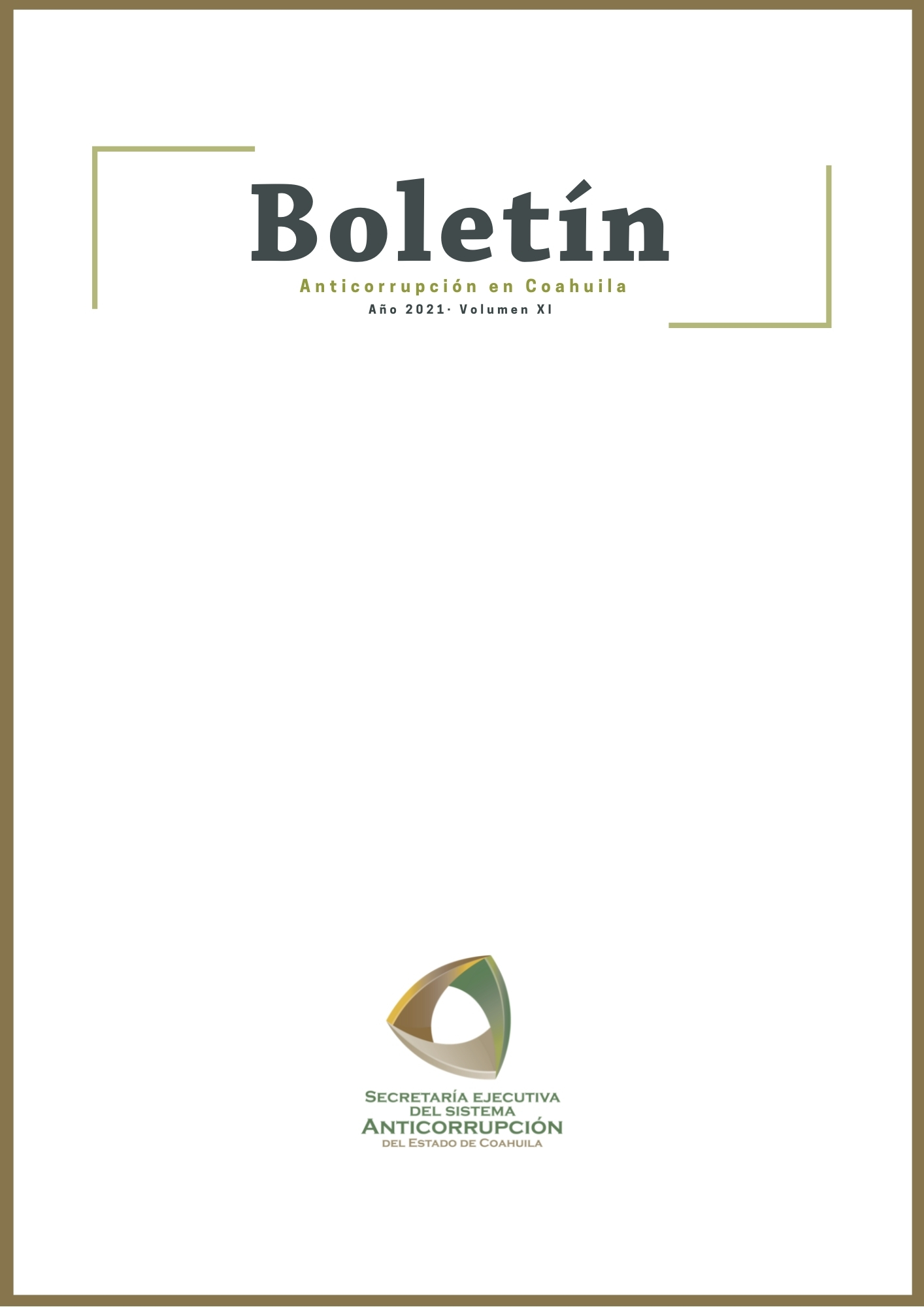 Boletín Anticorrupción en Coahuila, volumen X, año 2021